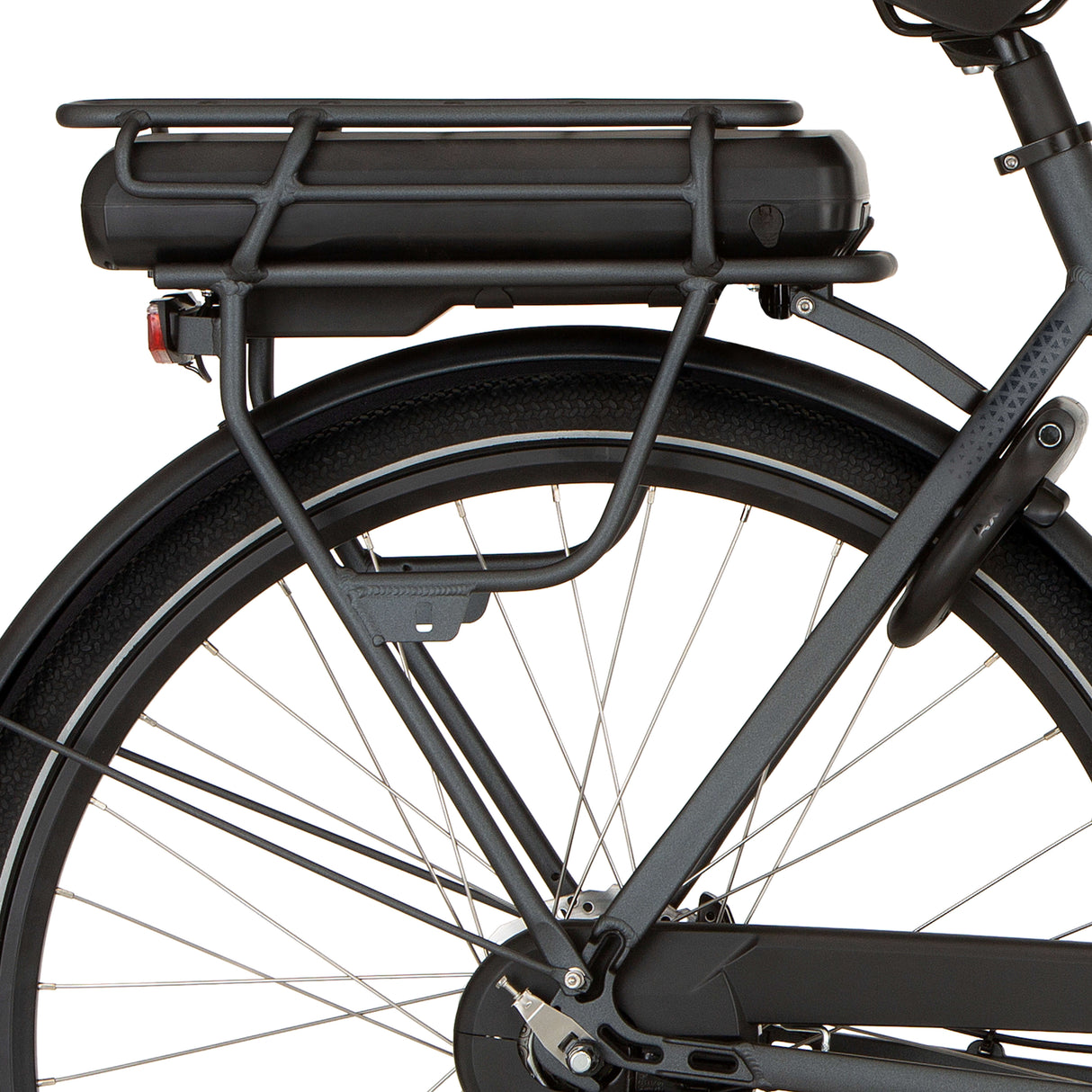 Cortina rear carrier e-foss slate grey matt