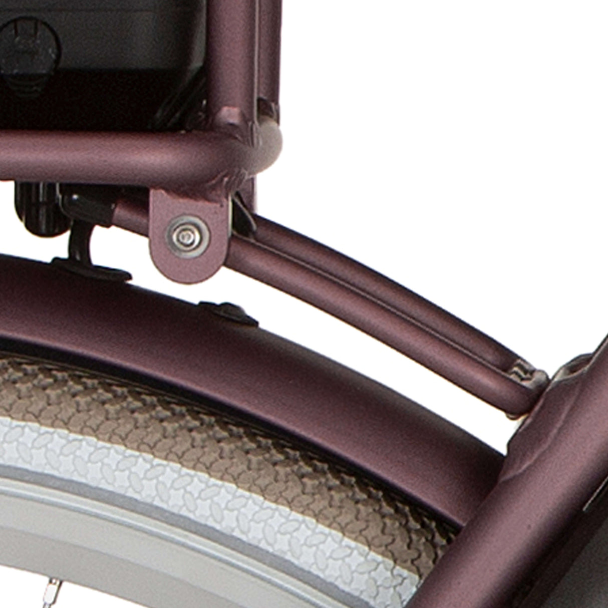 Cortina Achterdrager soporte de 130 mm Bafang Spicy Silver Matt