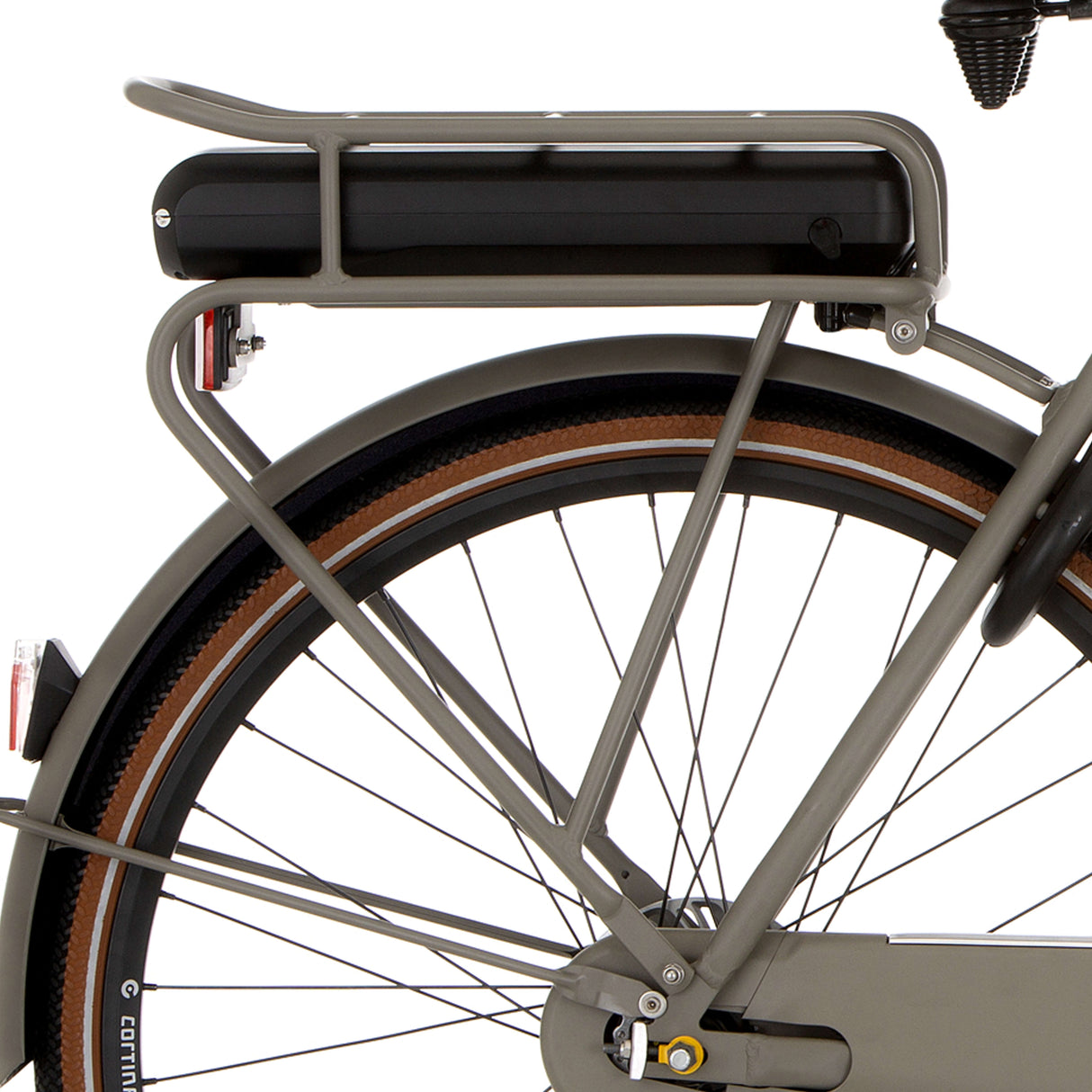 Cortina rear carrier E-U4 Bafang quarz gray matt