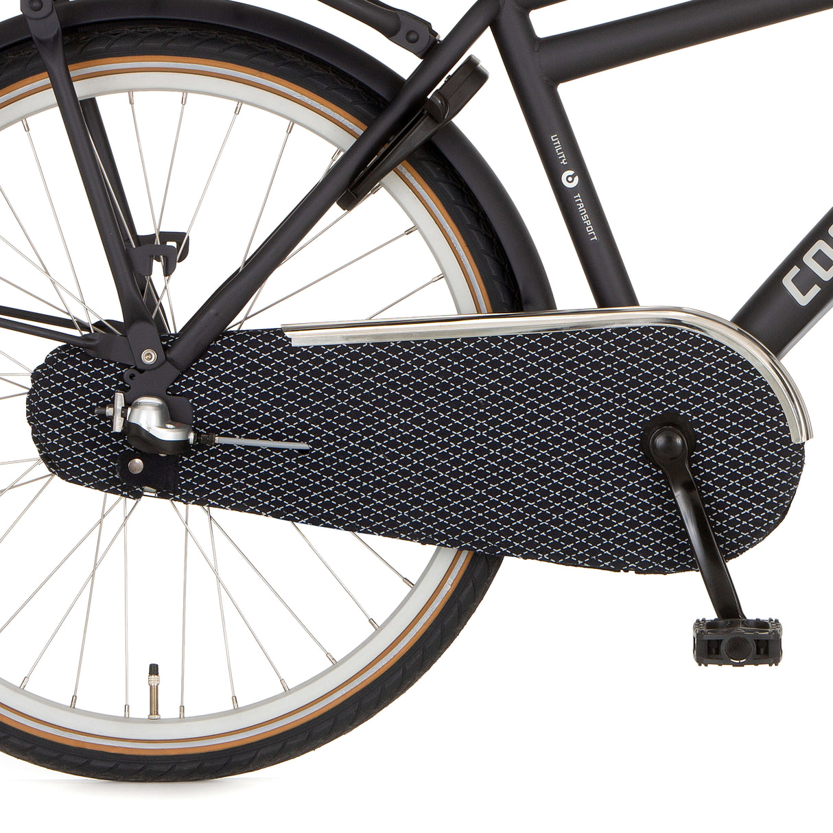 Cortina chain guard canvas 24 U4 dark grey matt