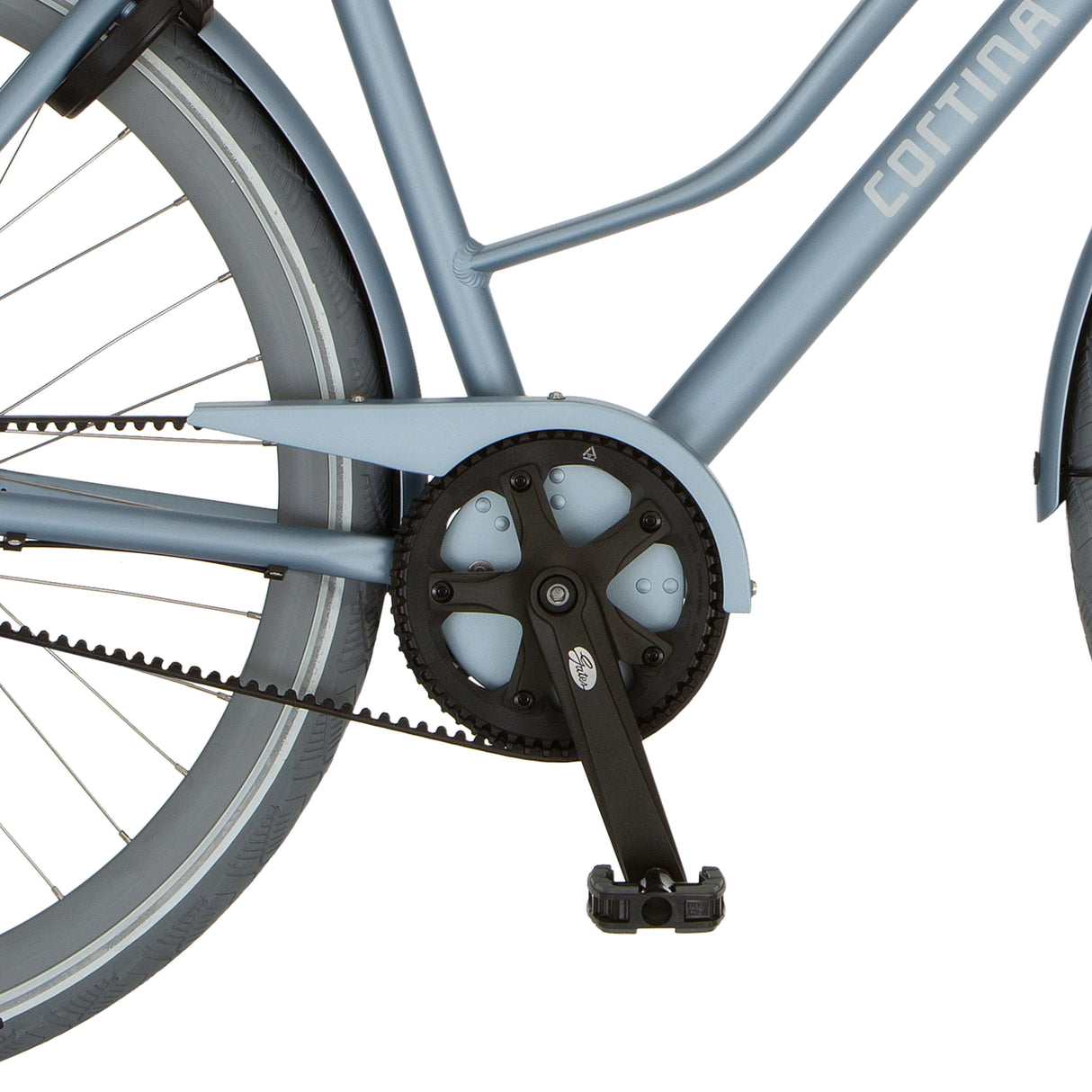 Cortina chain guard metal blue matt