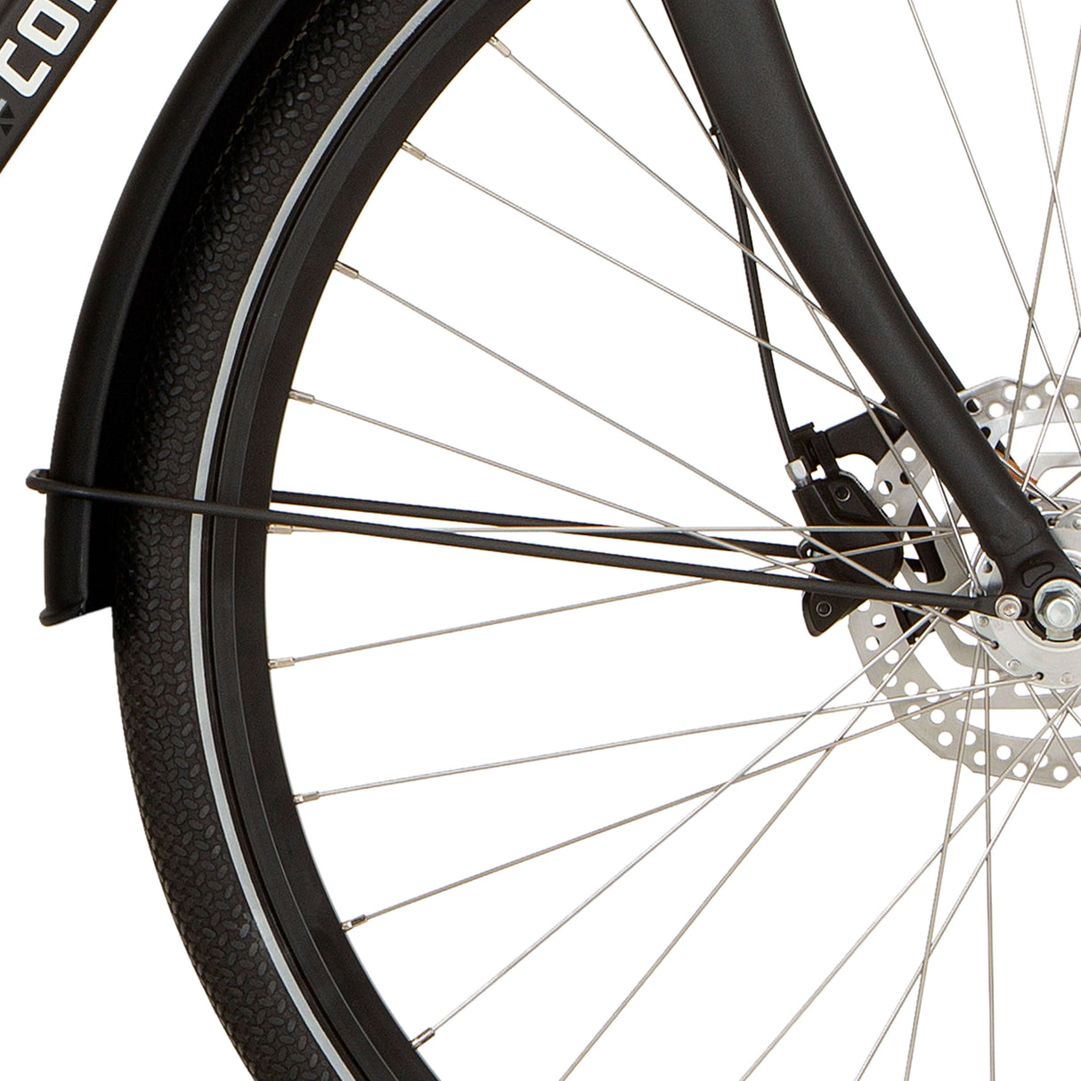 Barra de guardabarros cortina para 28 foss diamond negro mate