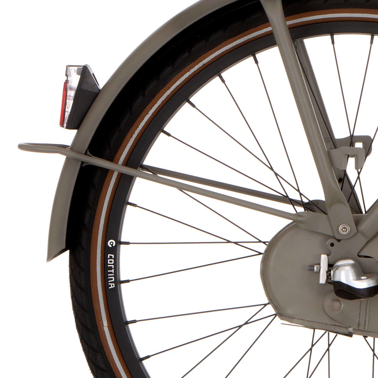 Cortina Rear mudguard rod 24 U4 quarz gray matt