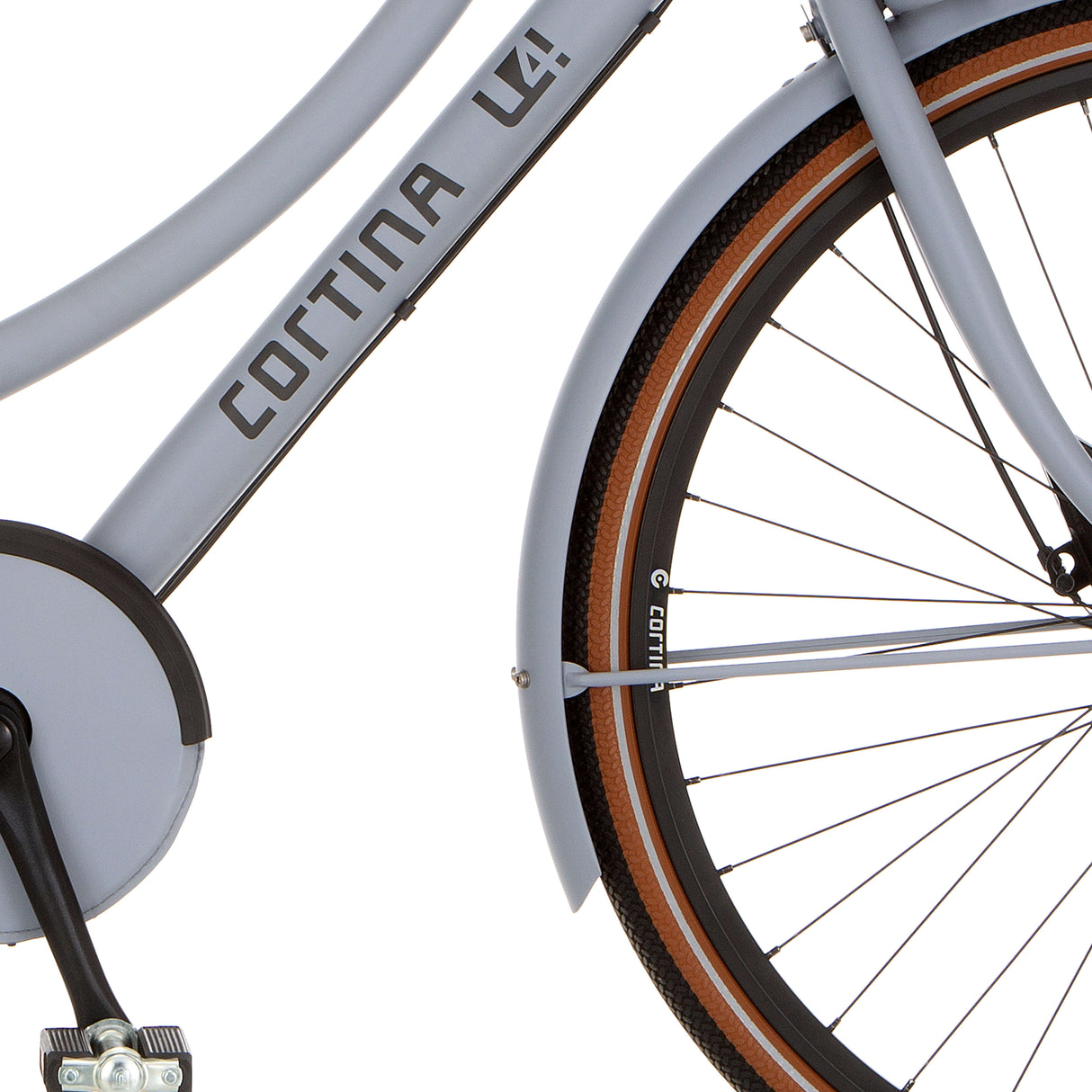 Cortina Mudguard for 28 U4 neutral grey matt