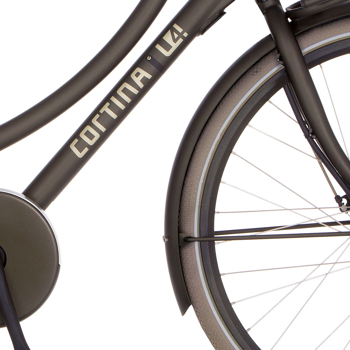 Cortina Mudguard for 28 E-U4 elegance green matt