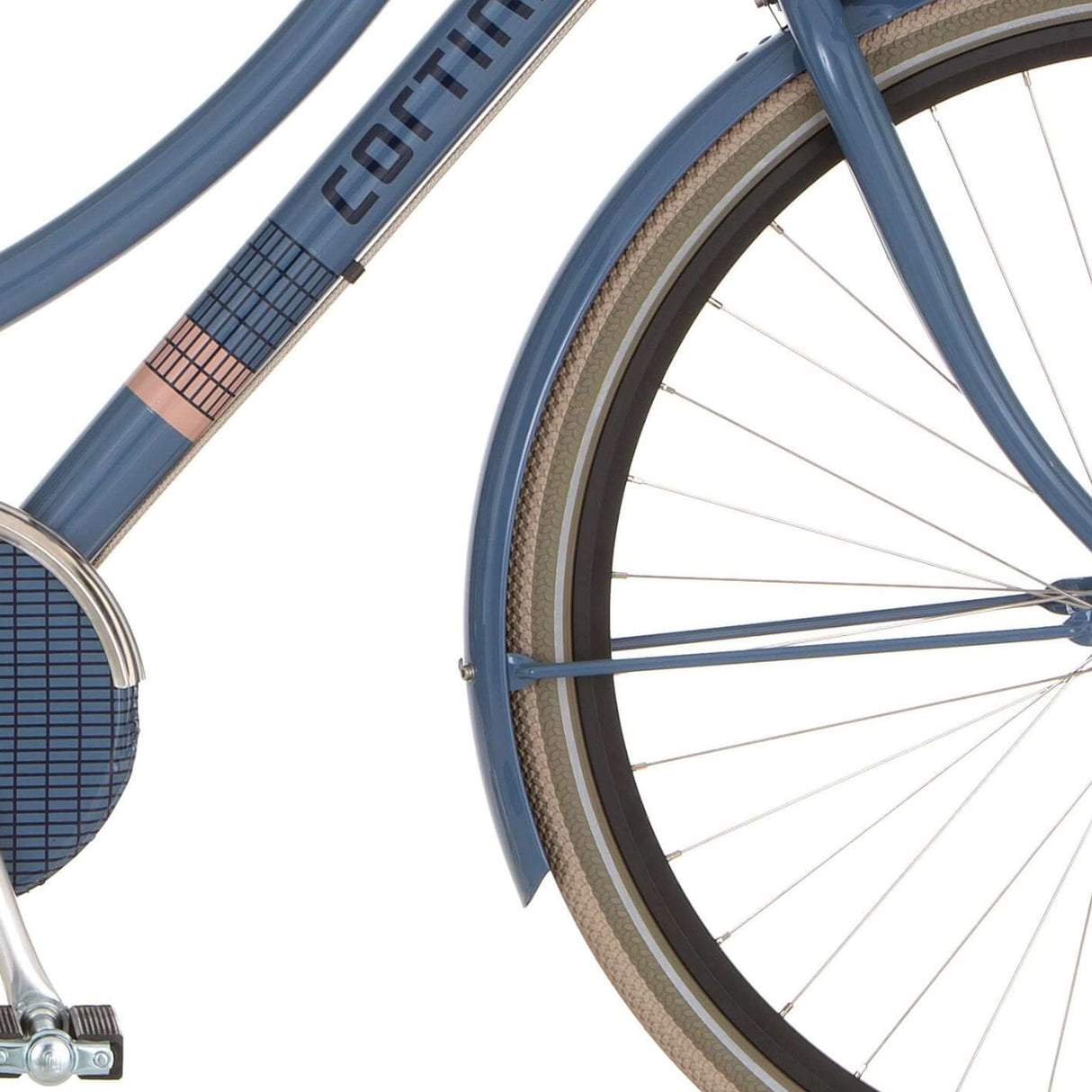 Cortina Mudguard for 28 U4 dull blue