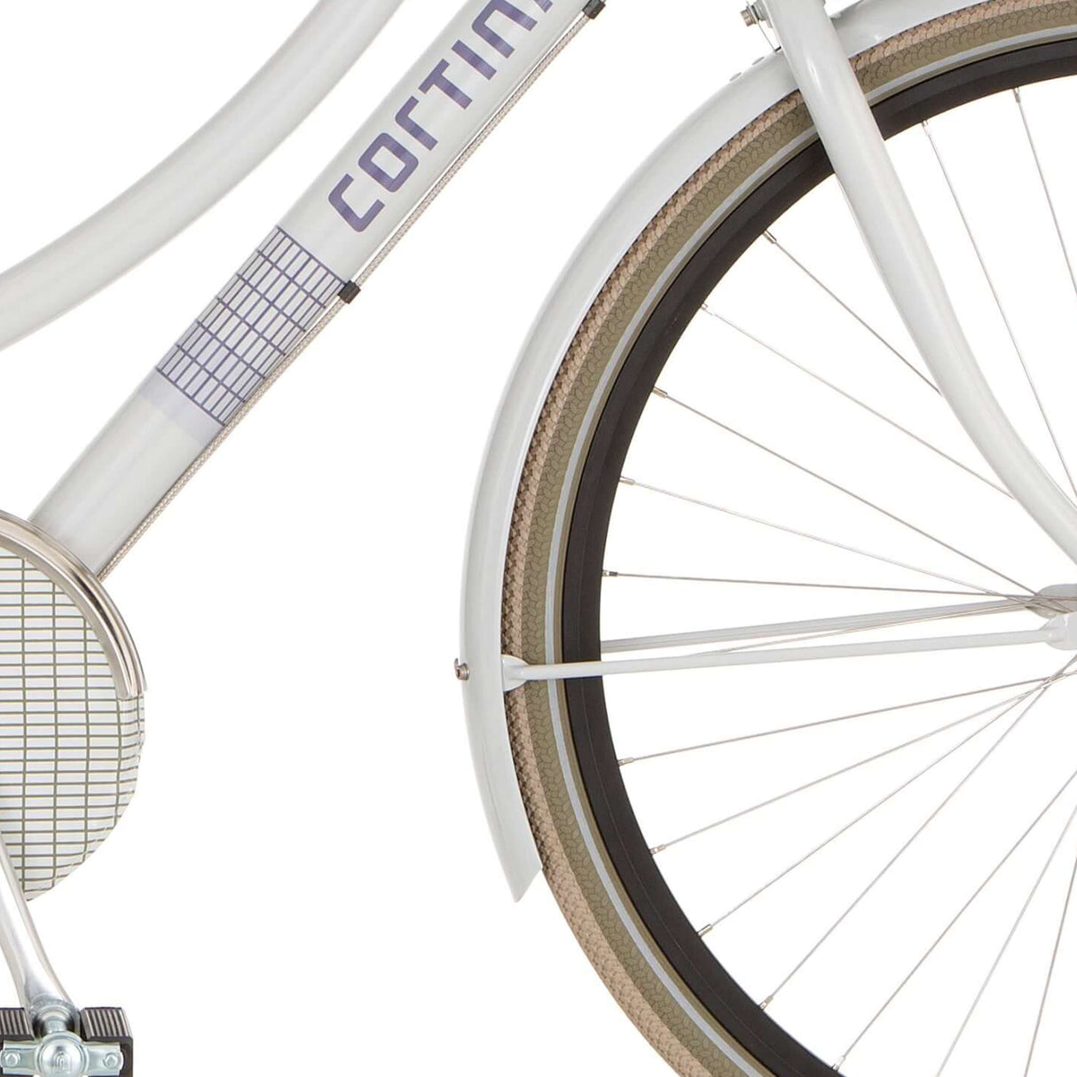 Cortina Mudguard for 28 U4 light grey