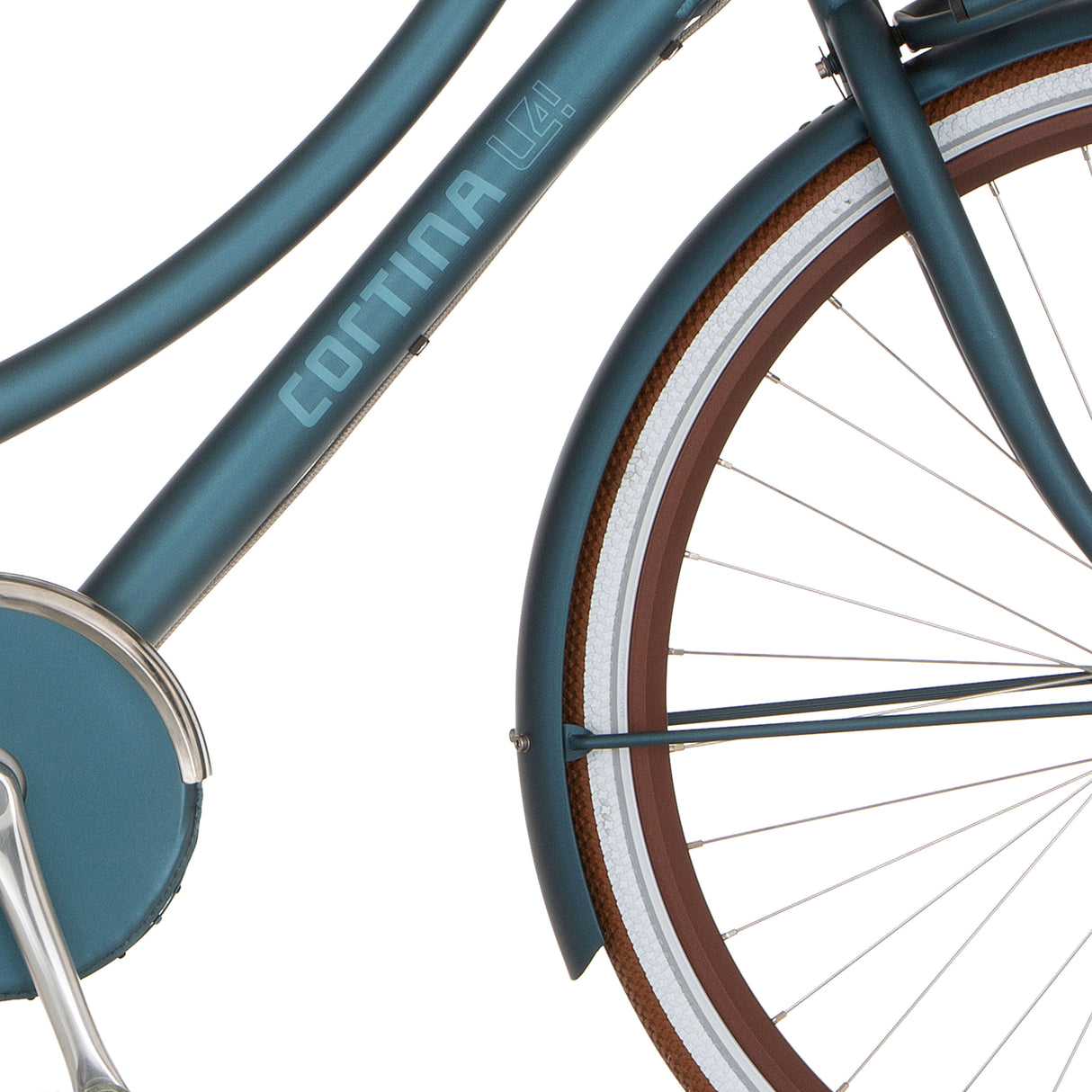 Cortina Mudguard for 28 U4 Irish Blue Matt