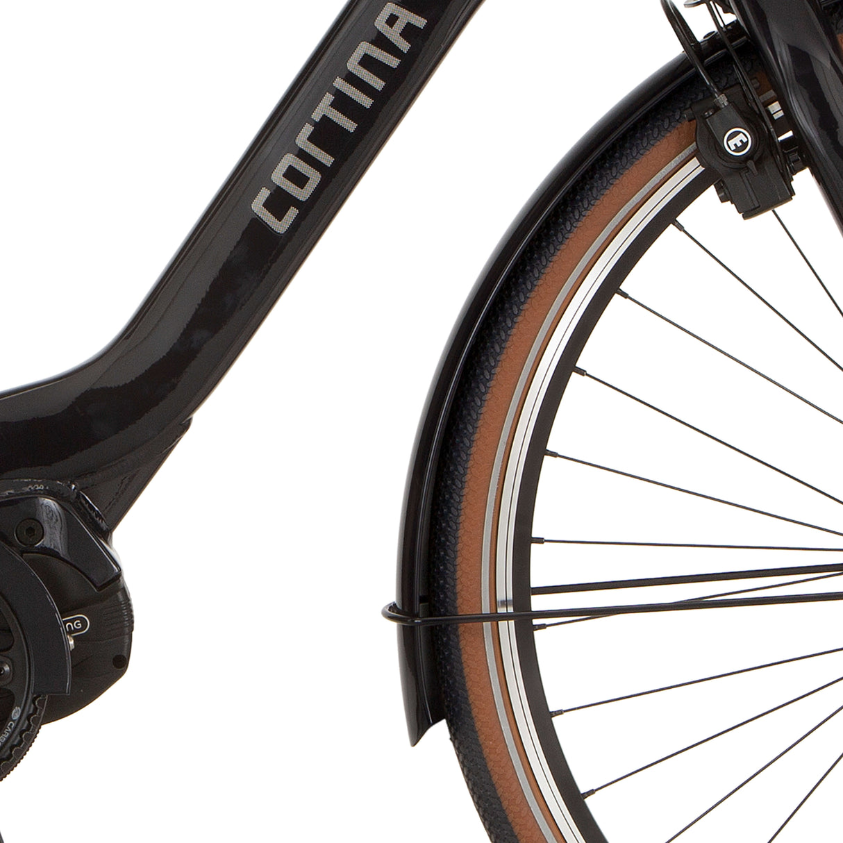 Cortina Mudguard for 28 Common dark grey