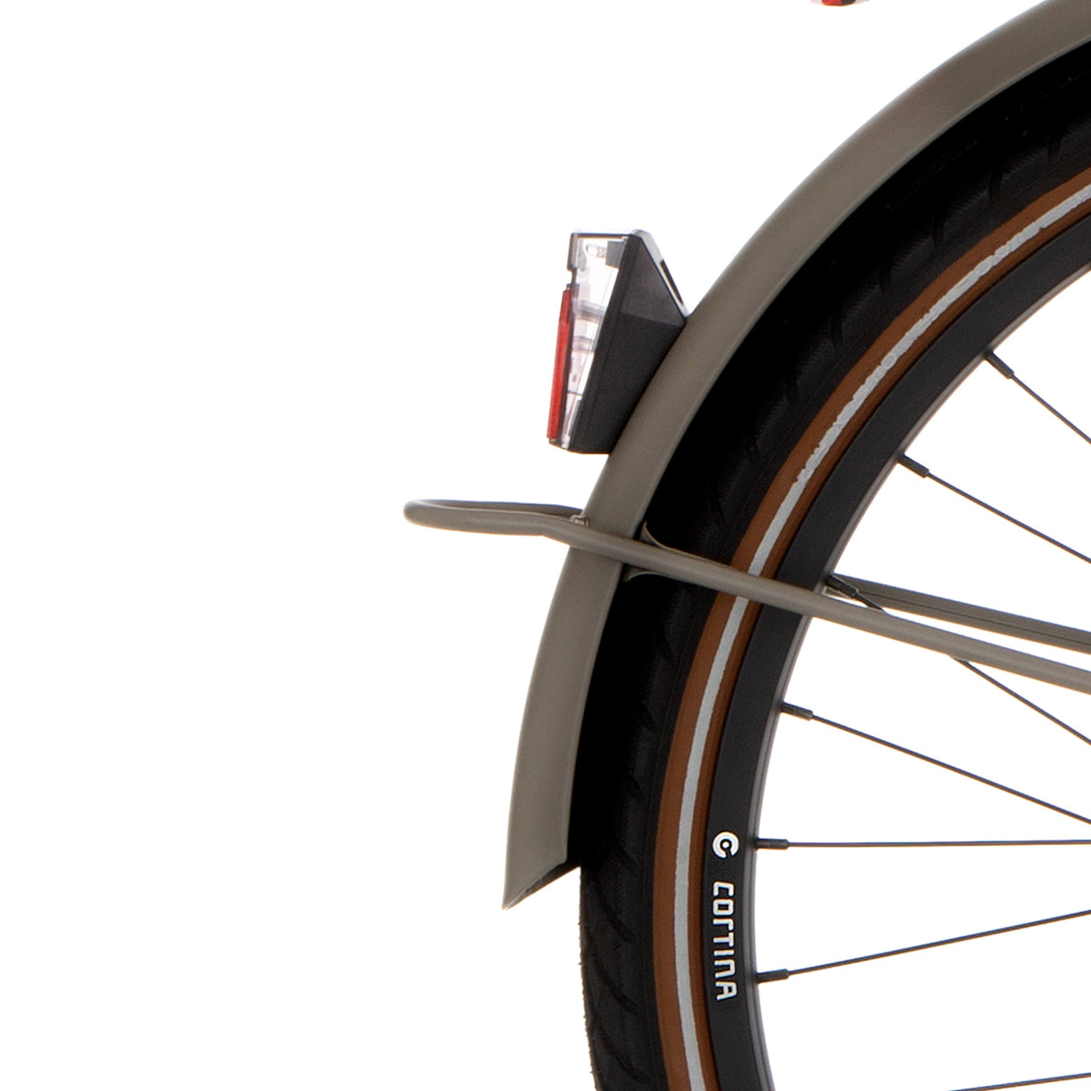 Cortina Mudguard rear 26 U4 quarz grey matt