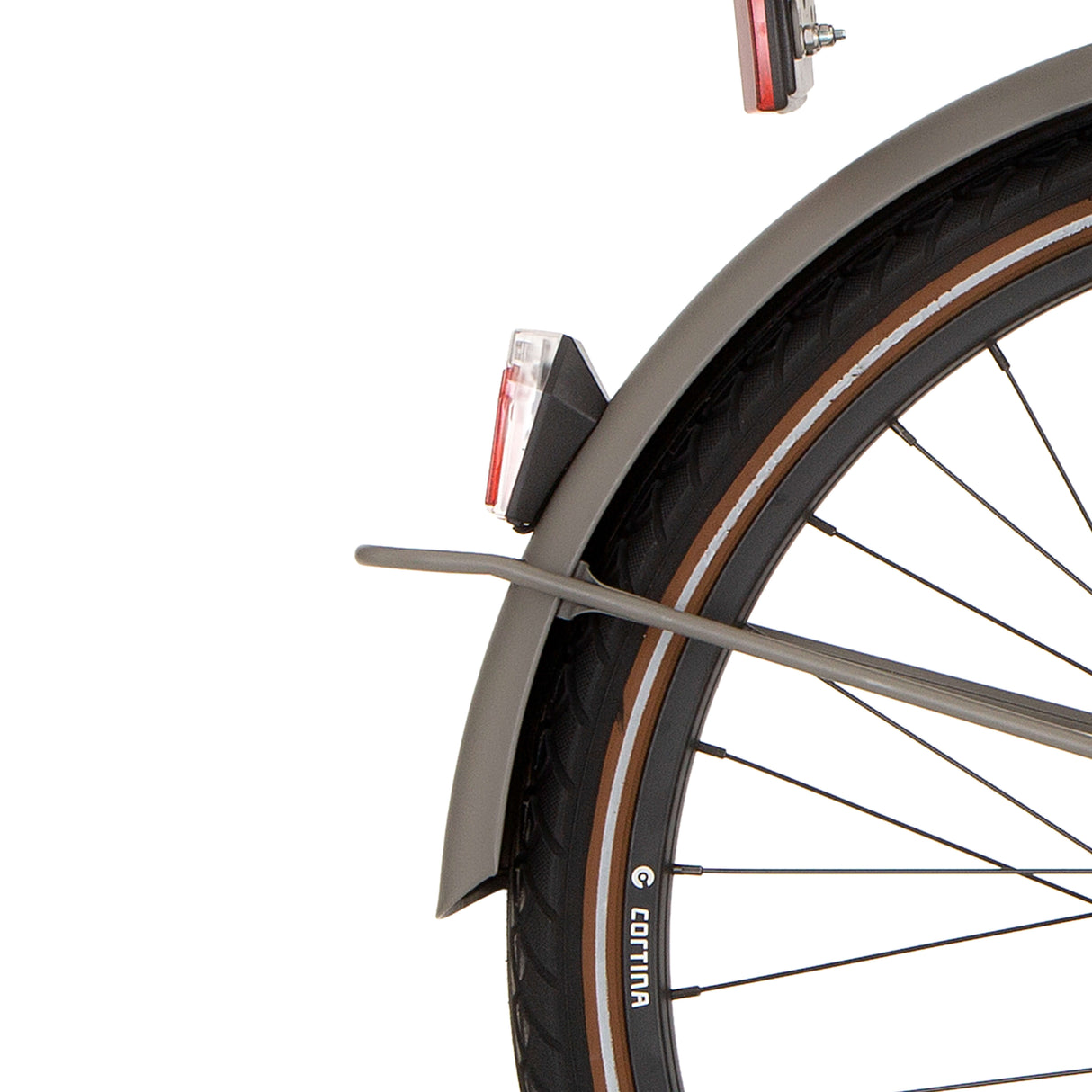 Cortina Mudguard rear 26 U4 quarz grey matt nd