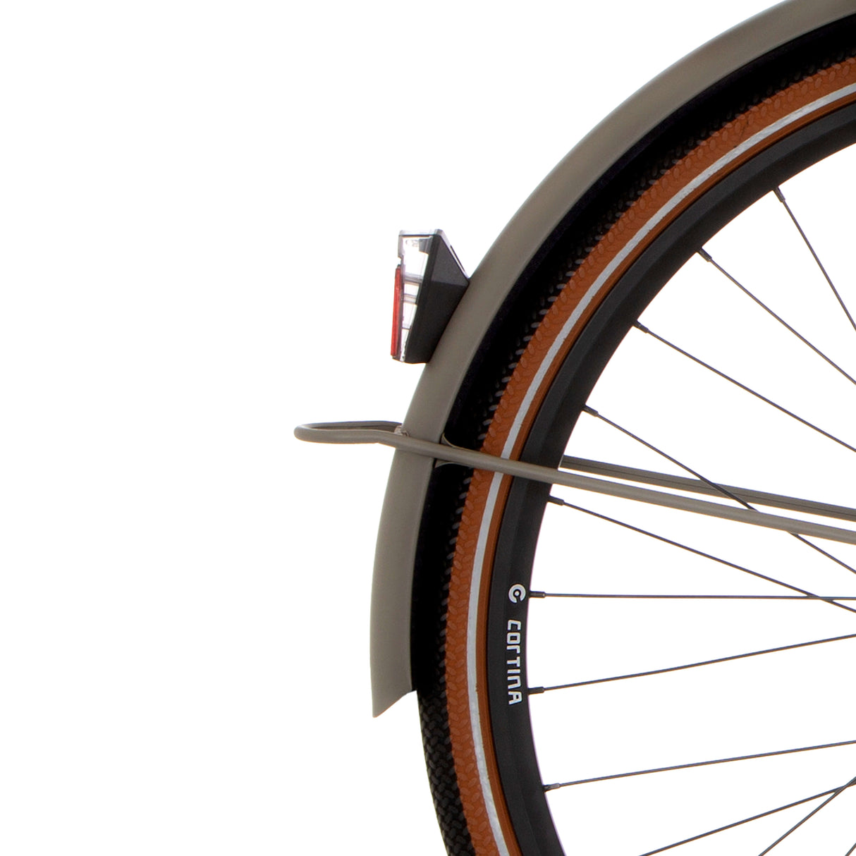 Cortina Mudguard rear 28 U4 quarz grey matt nd