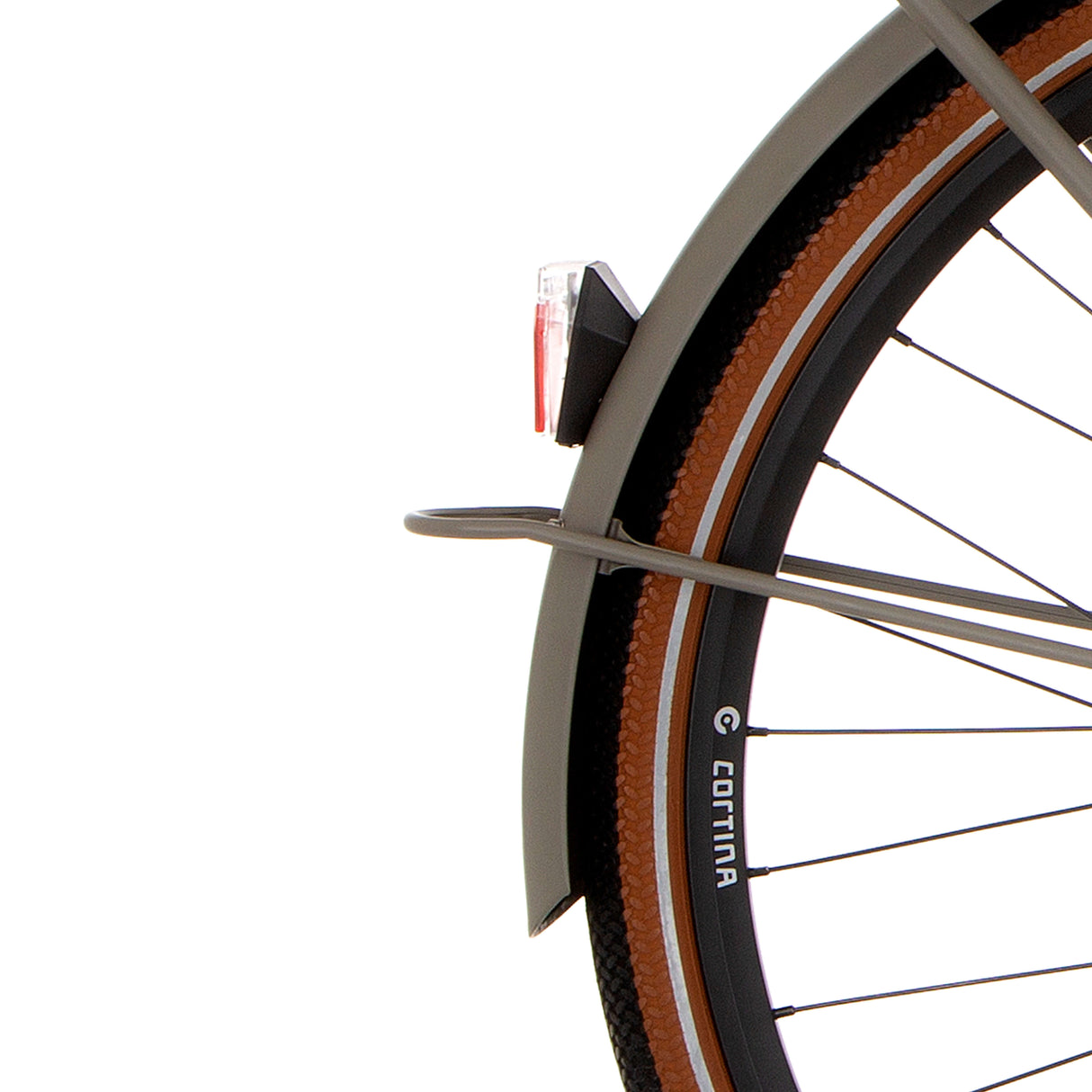 Cortina Mudguard rear 28 E-U4 quarz grey matt