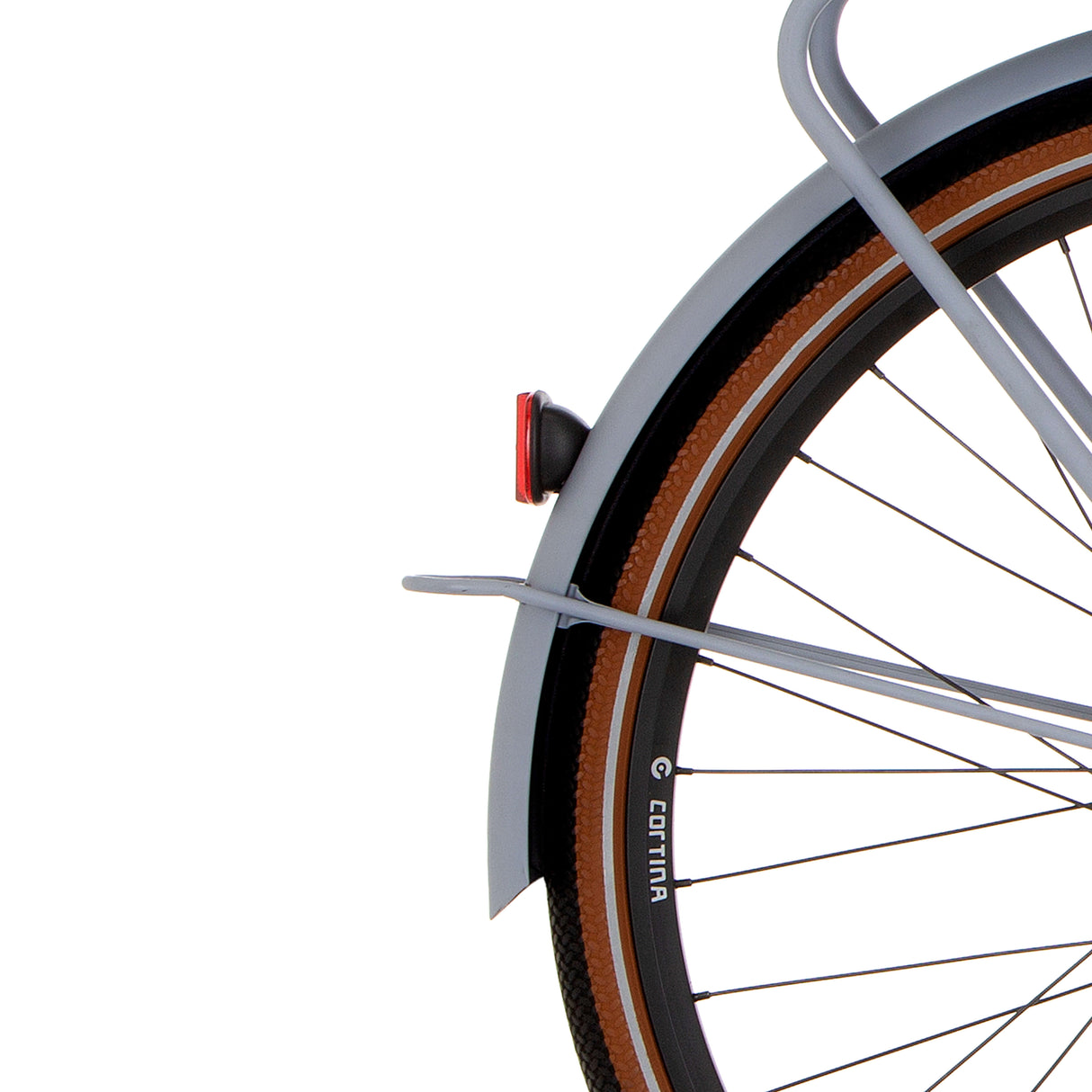 Cortina Mudguard rear 28 E-U4 neutral grey matt