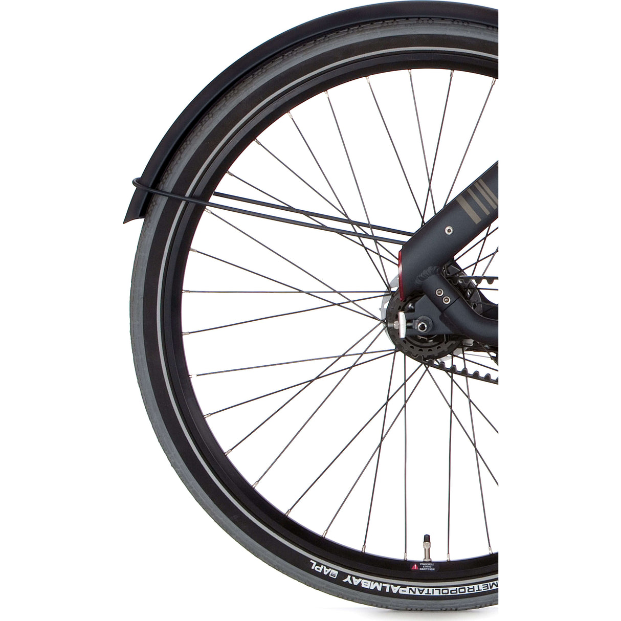 Cortina Mudguard rear 28 Blau elegance green matt