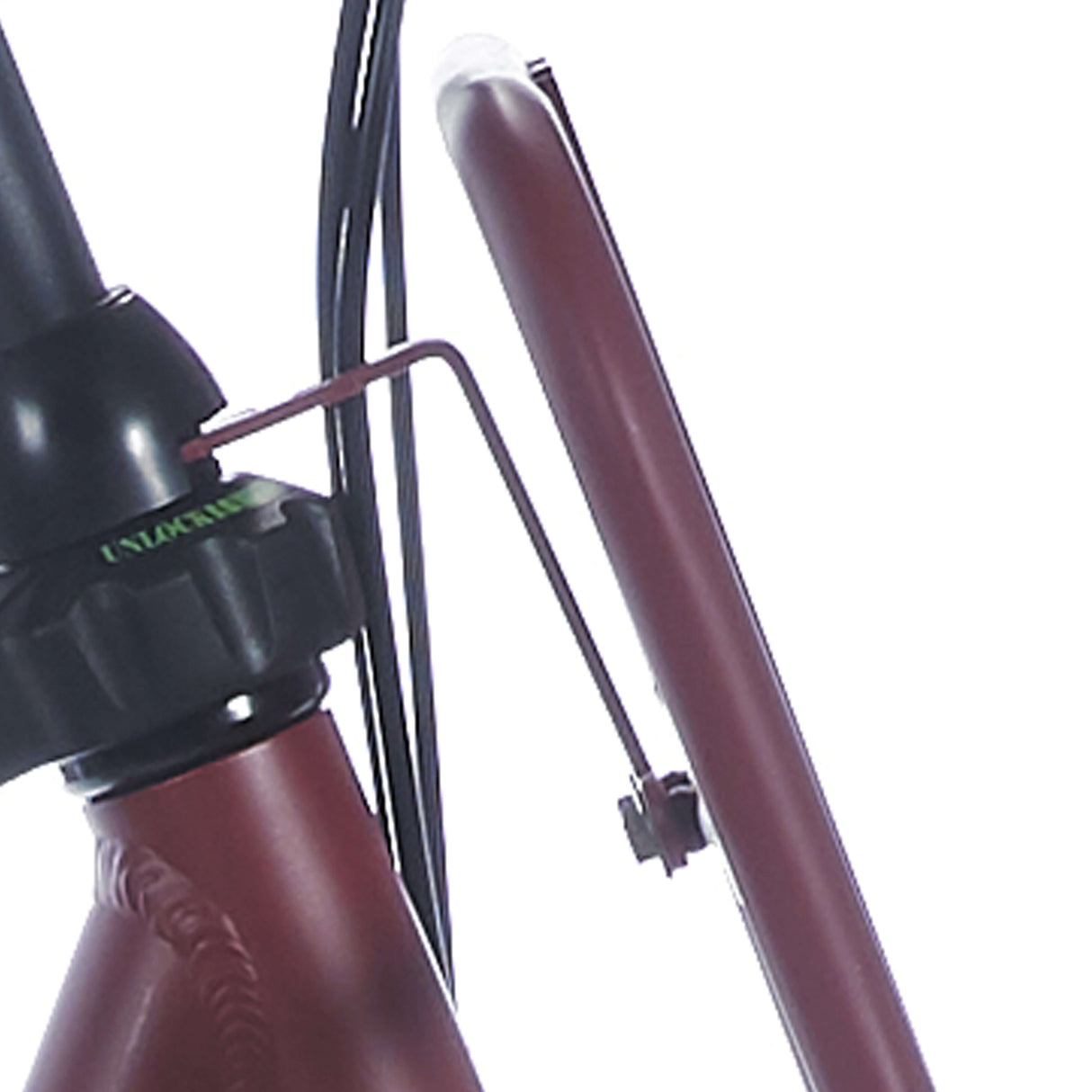 Cortina steering head bracket front carrier 28 d raspberry matt