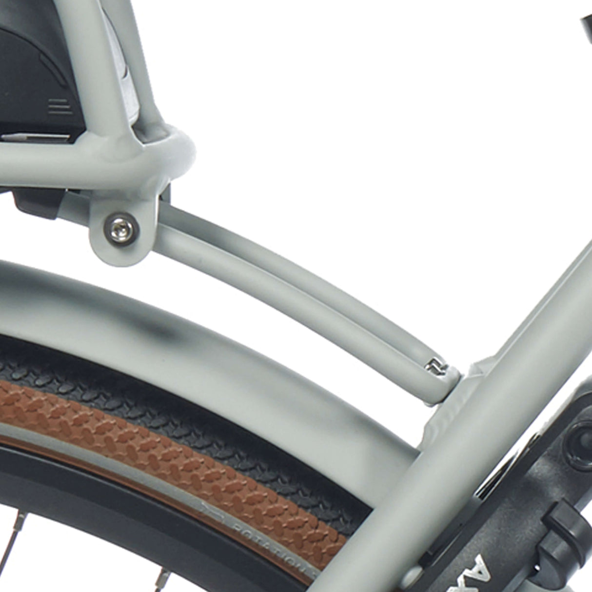 Cortina rear carrier bracket 200mm smooth grey mat