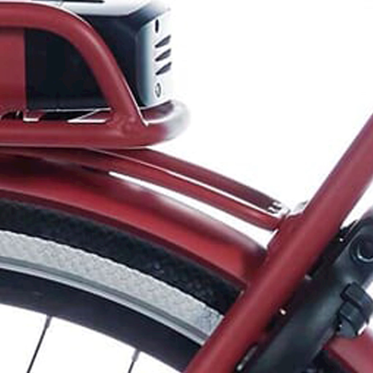 Cortina rear carrier bracket 230mm raspberry mat