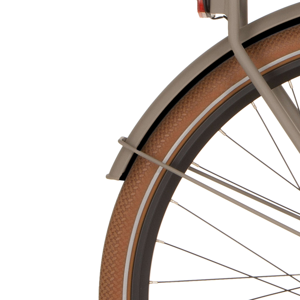 Cortina mudguard rear 28 foss halva grey matt