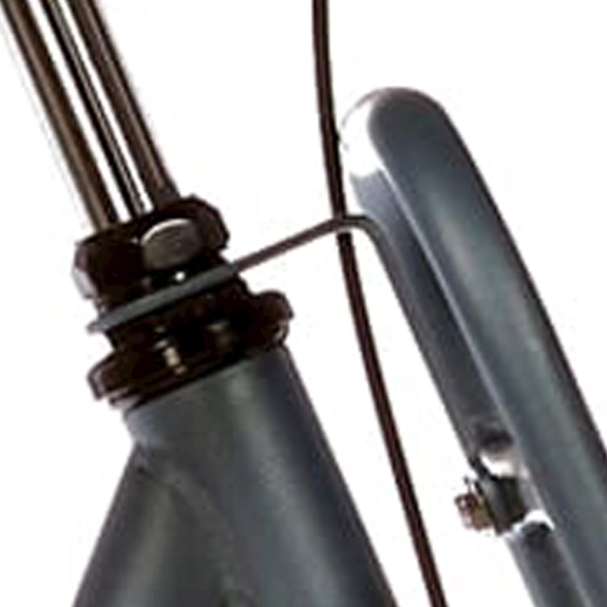 Cortina steering head bracket front carrier 24 m stonewash matt