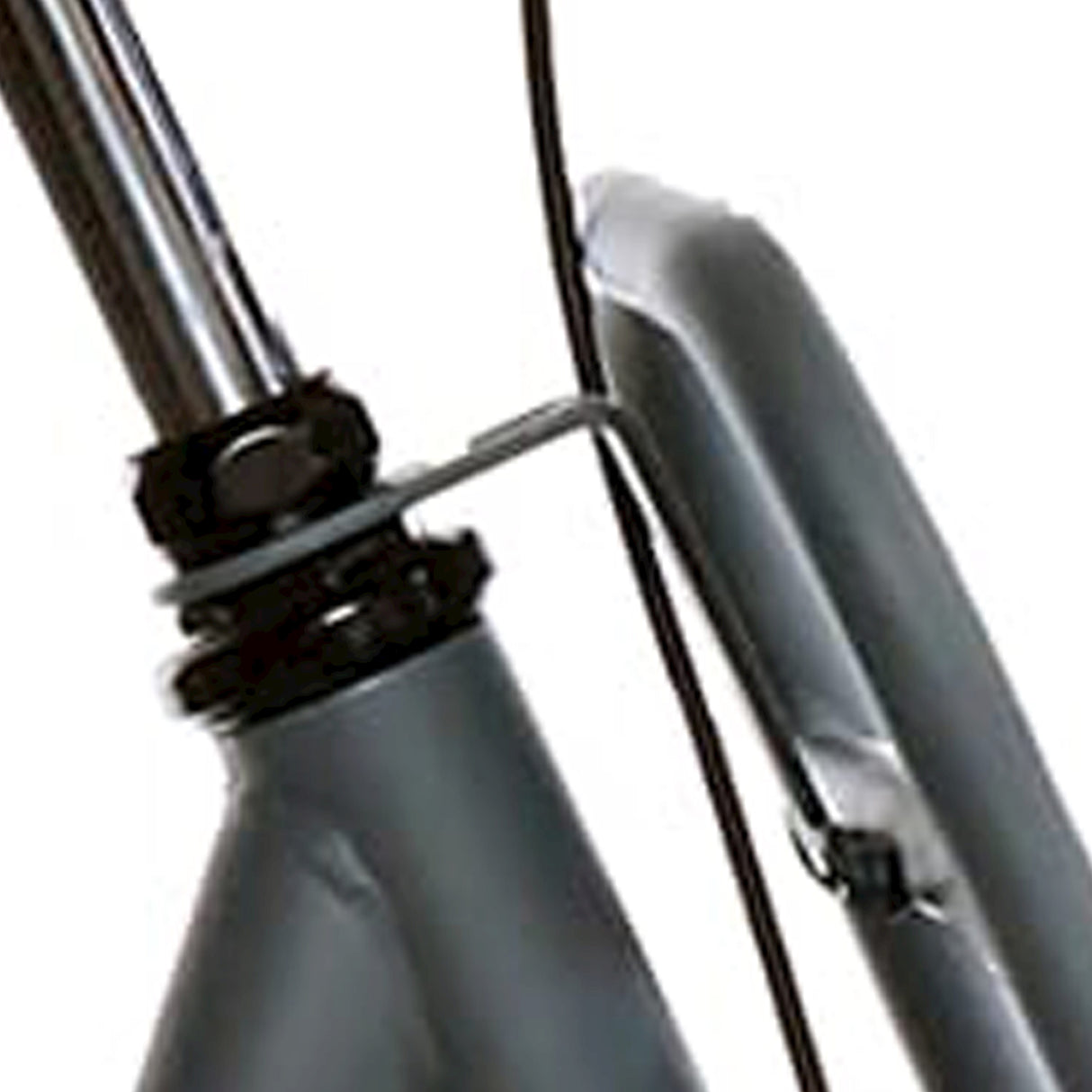 Cortina steering head bracket front carrier 24 M mouse grey matt