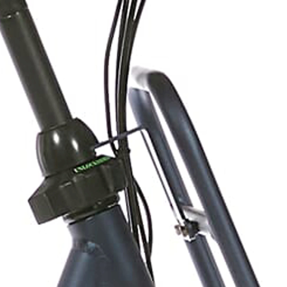 Cortina steering head bracket front carrier 28 D polish blue matt