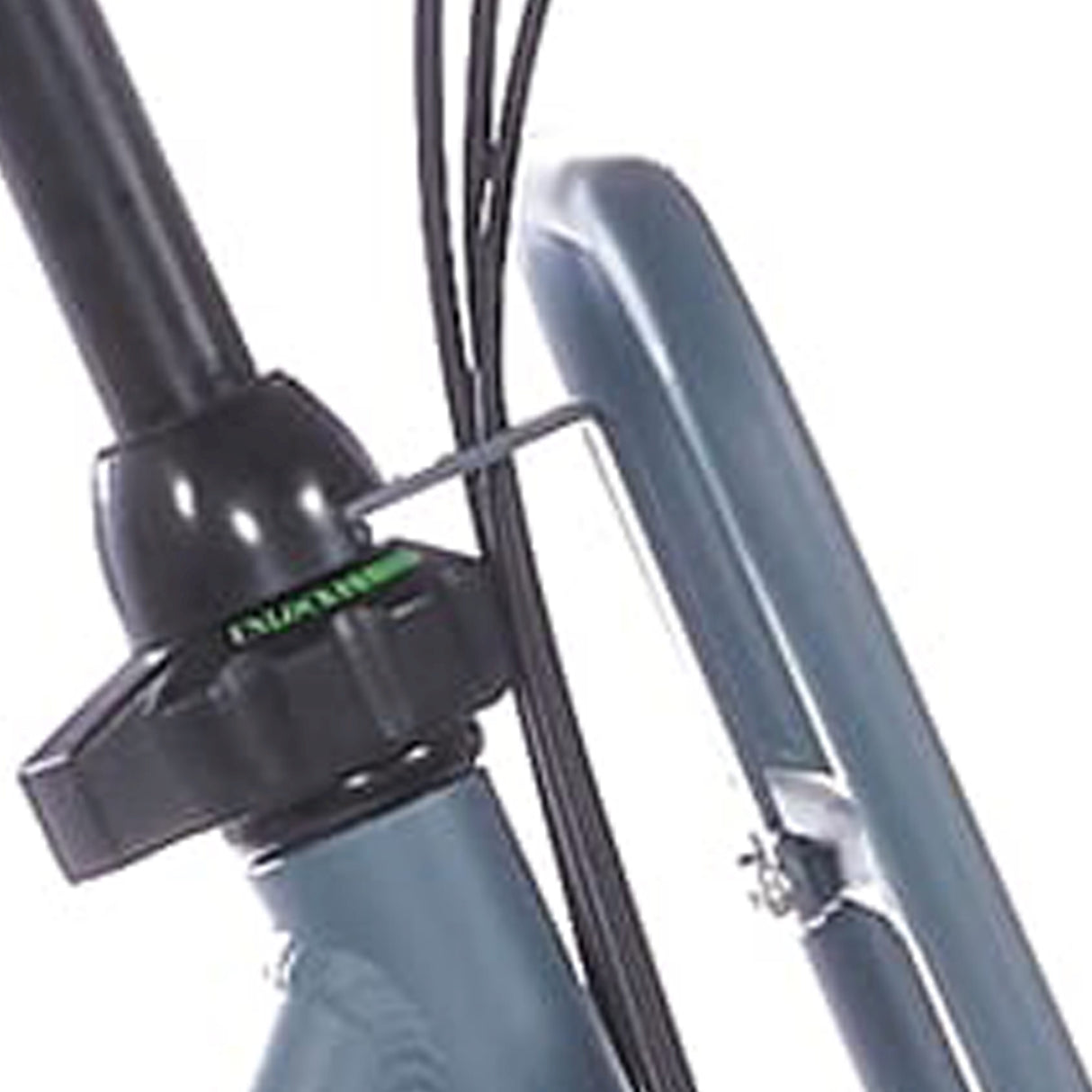 Cortina steering head bracket front carrier 28 H mouse grey matt