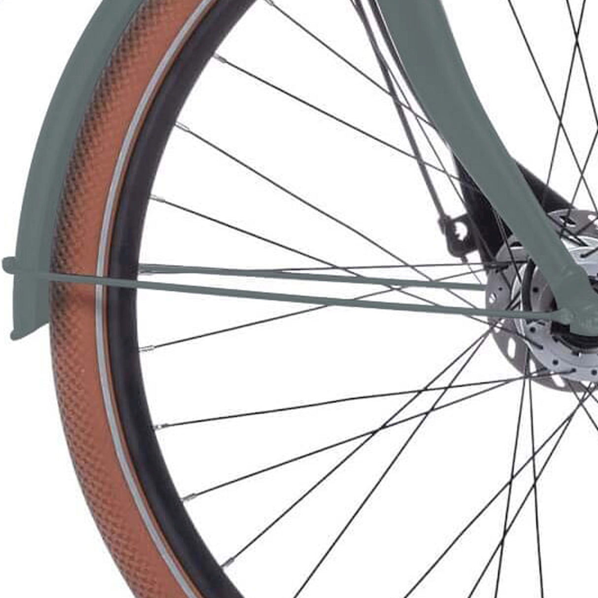 Soporte de guardabarros Cortina 28 foss pizarra oscura mate (diferente)