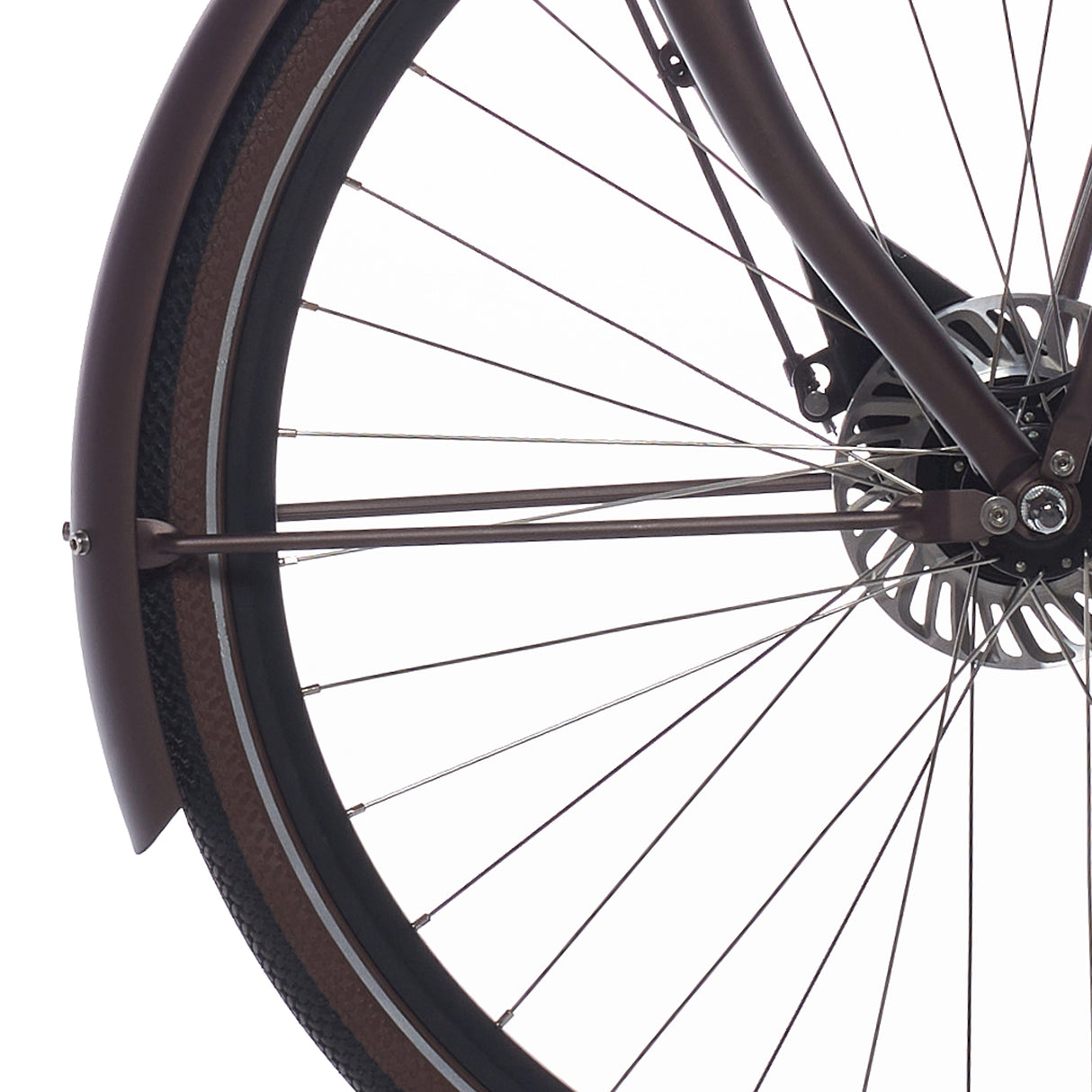 Barra de guardabarros cortina para 28 e-u4 fraiar marrón mate