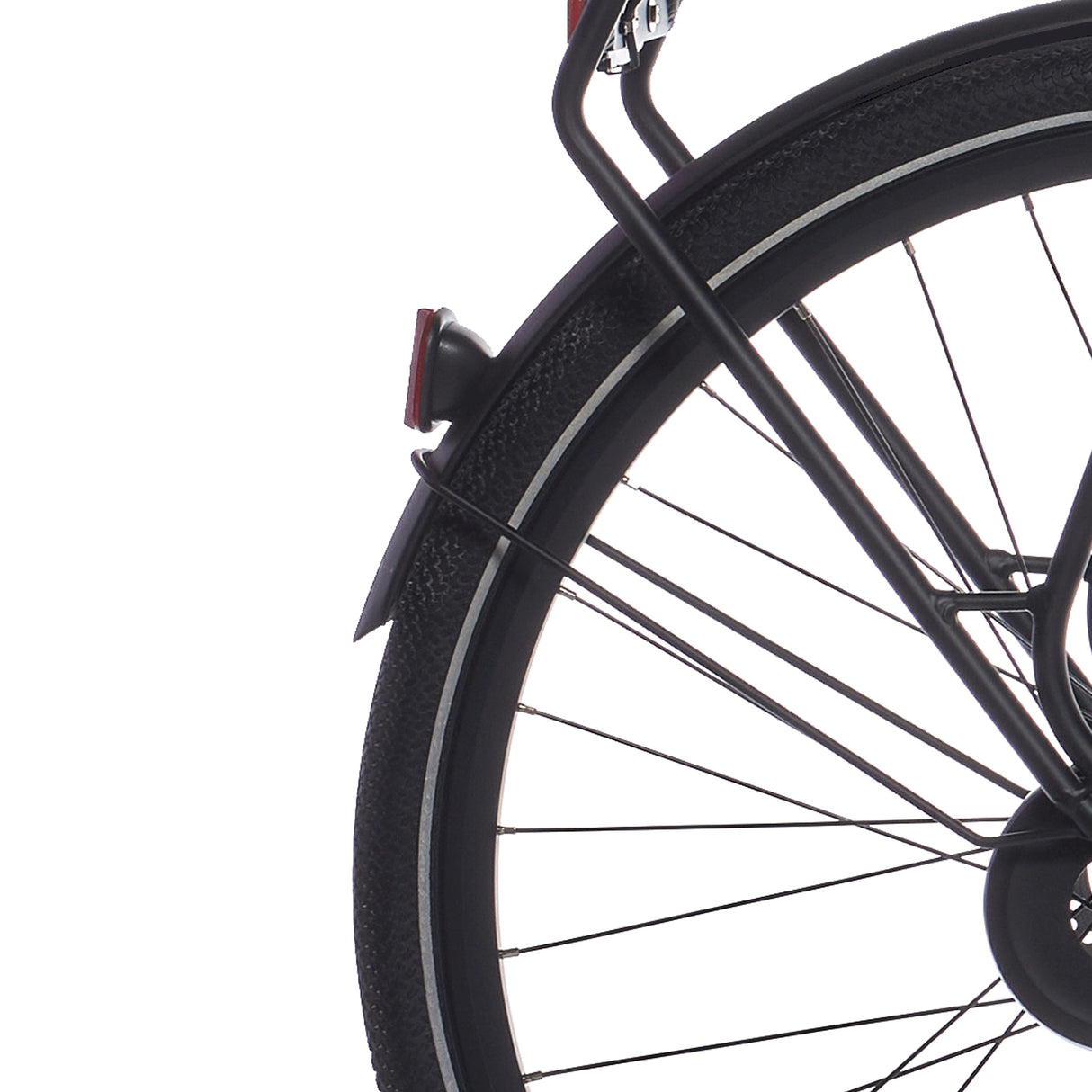 Cortina Mudguard rear 28 E-Common jet black matt