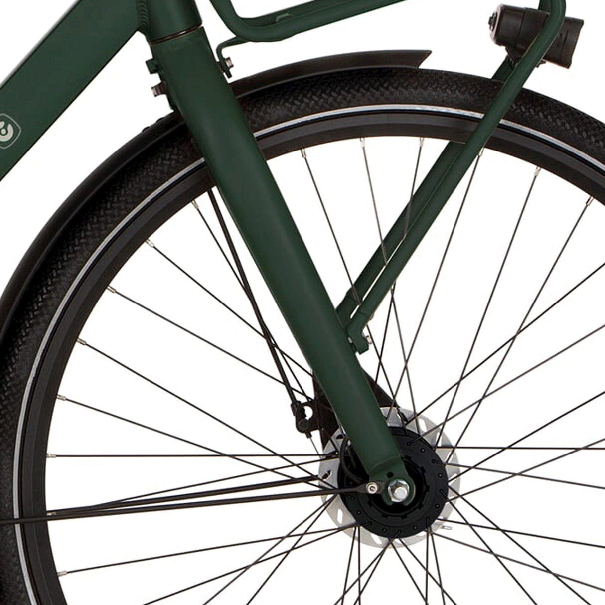 Cortina front fork Common dark green metallic matt