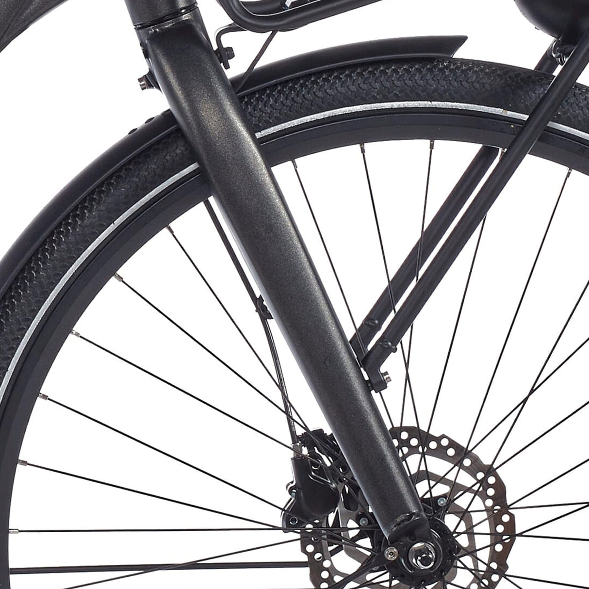 Предна вилка Cortina Common Family DB черно злато мат