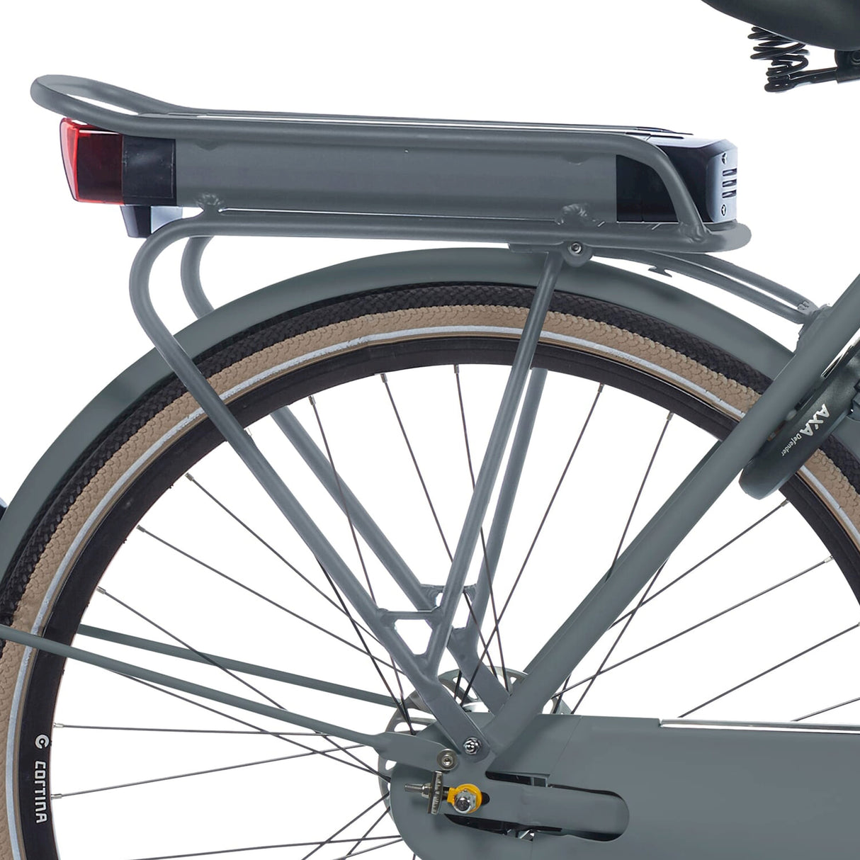 Cortina rear carrier e-u4 mouse grey matt