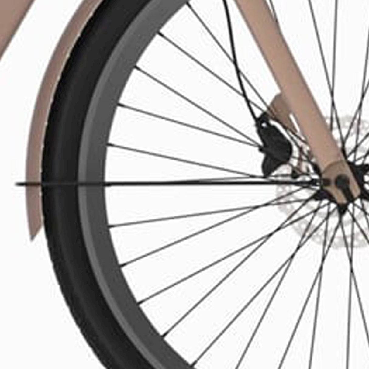 Cortina Fortboard Rod para 28 champán rosa e-nite mate