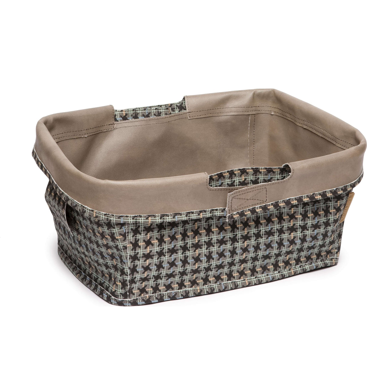 Cortina Inlay dog basket Manchester pattern