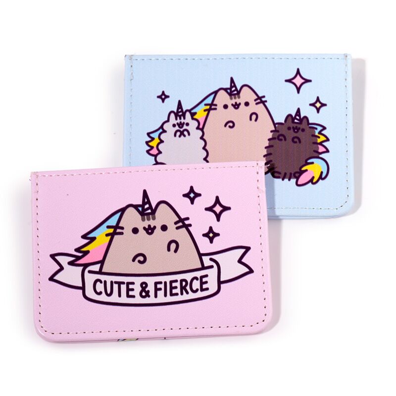 Union Pusheen an Fabraic Cat Sealbhóir Cárta Cosanta RFID