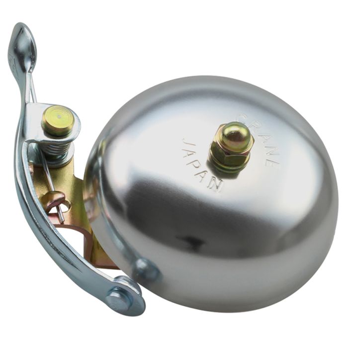 Crane suzu bell (steel band) - matte silver