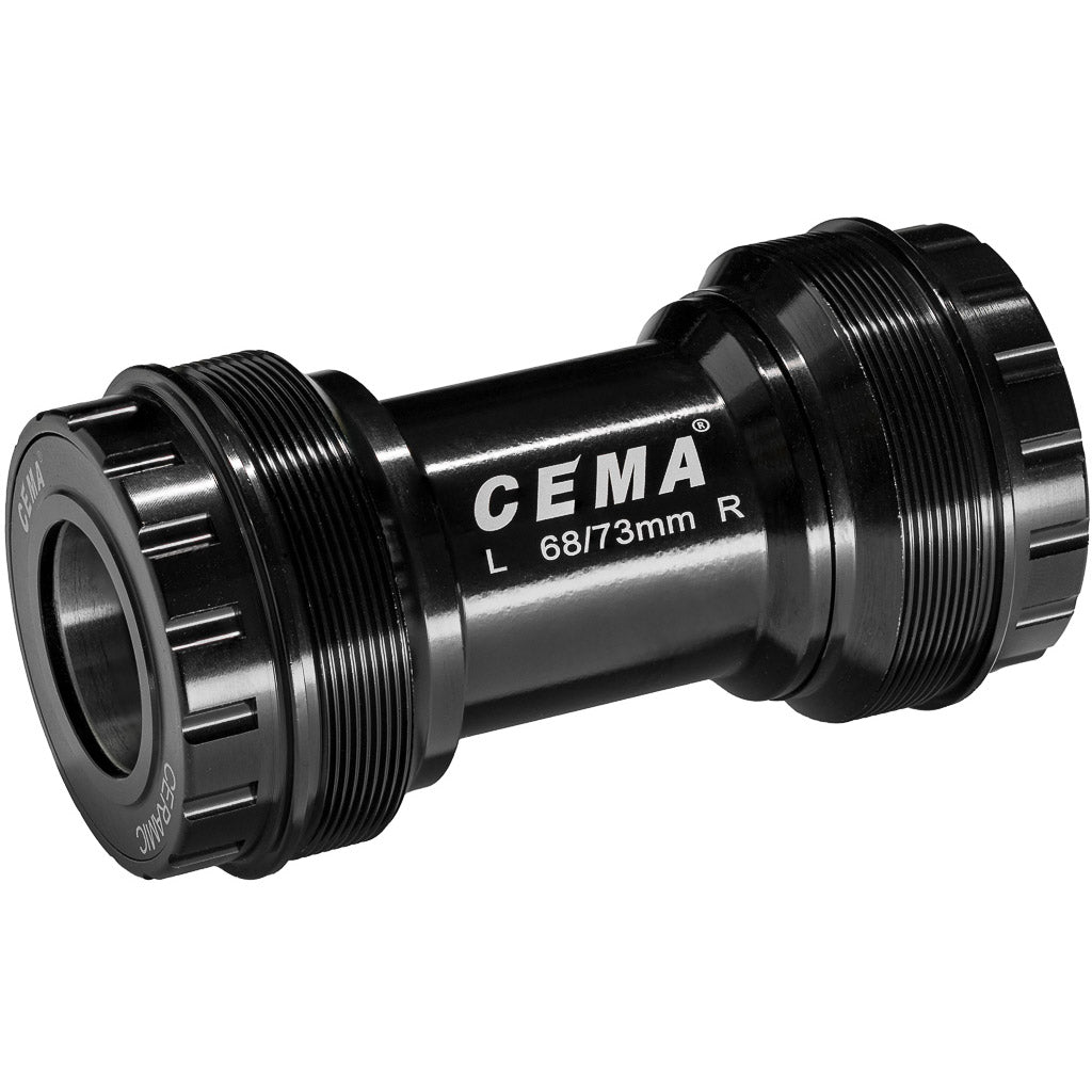 Boitier de pédalier Cema T47 Shimano SG3 revêtu céramique noir
