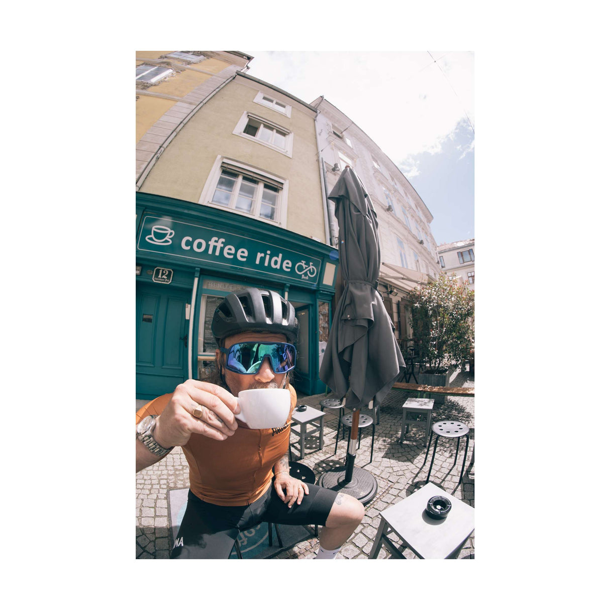 Chpo bril henrik navy blue mirror