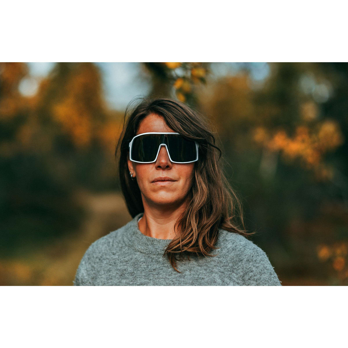 Occhiali Chpo erica specchio bianco argento