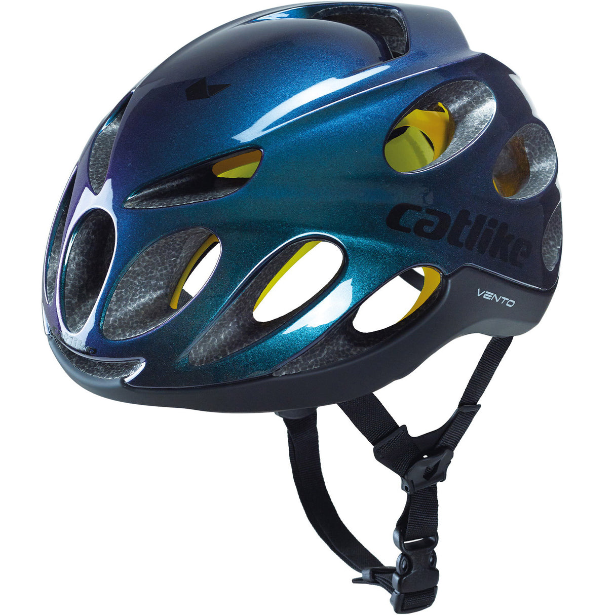 Buzaglo-katze RaceHelm Vento MIPS Größe L 58-60 cm Satinchamäleon