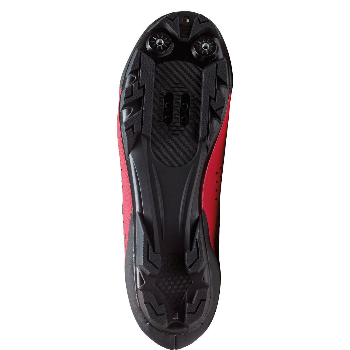 Zapatos mtb de buzglo gato kompact'o x1 tamaño de nylon 40 rojo