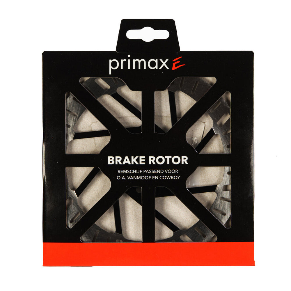 Elvedes Primax e brake disc ø160mm incl. 6 bolts black silver
