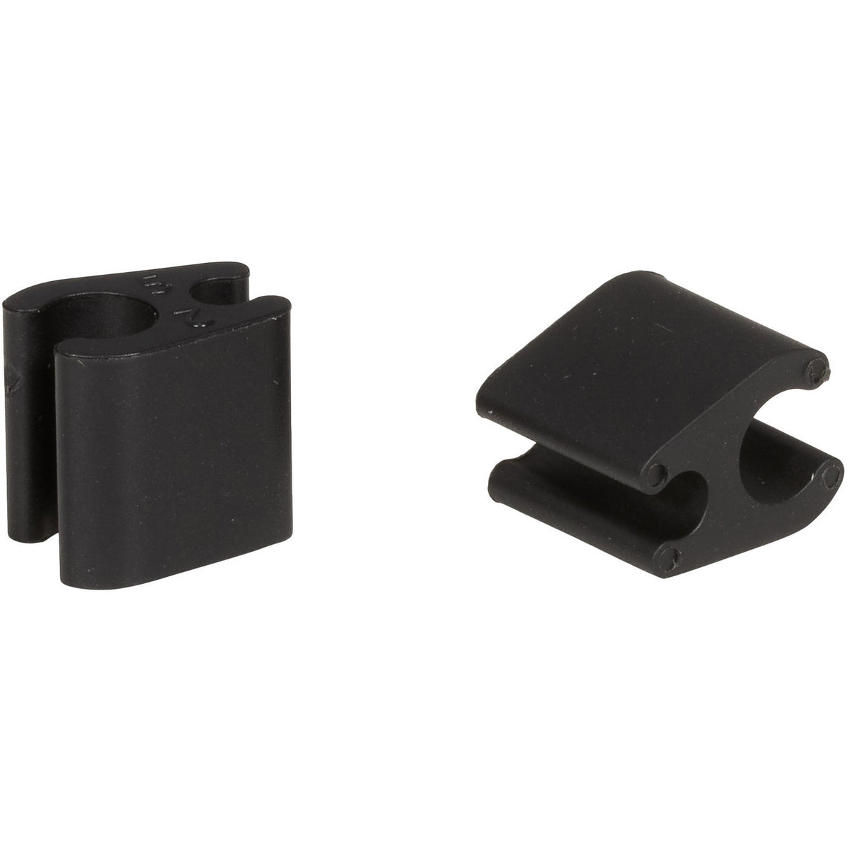 Elvedes Cable Clips duo noir 4.1 + 5 mm noir (P 10) CP2020102