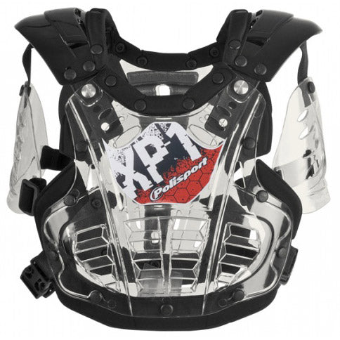 Polisport body protector mini xp-1 transparent black