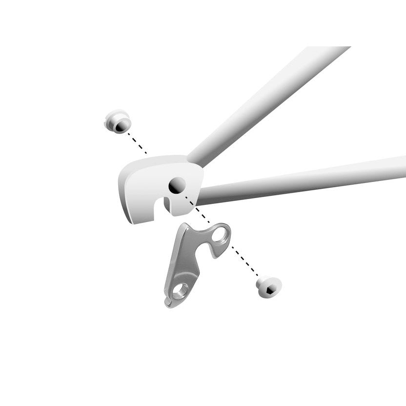 Union derailleur hanger GH-022 with screw set M8x0.75