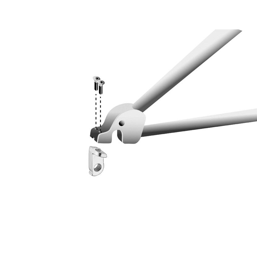 Union derailleur hanger GH-076 with screw set M4x0.7