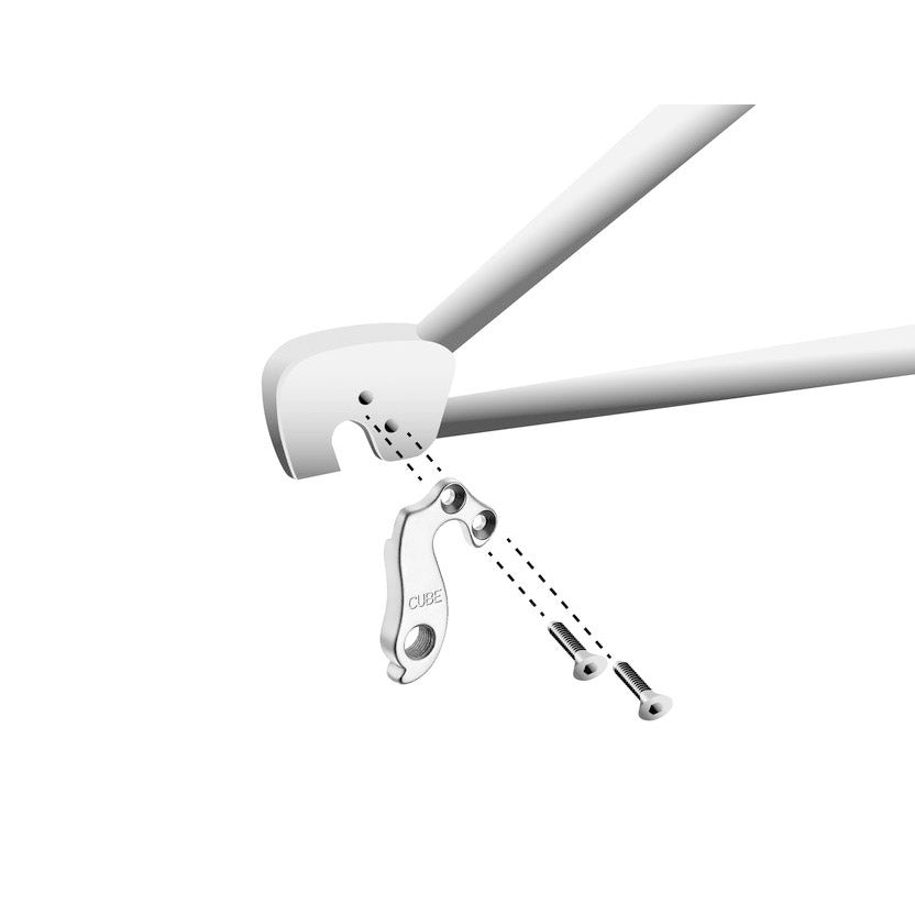 Union derailleur hanger GH-126 with screw set M4x0.7