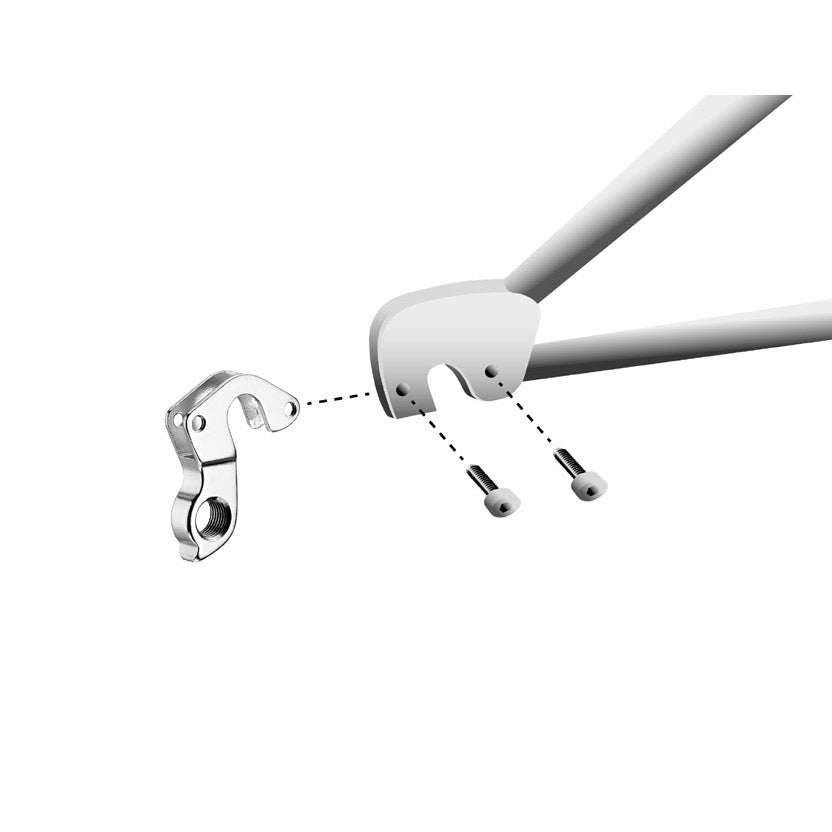 Union Derailleurpad GH-150 con juego de tornillo M3X1.0