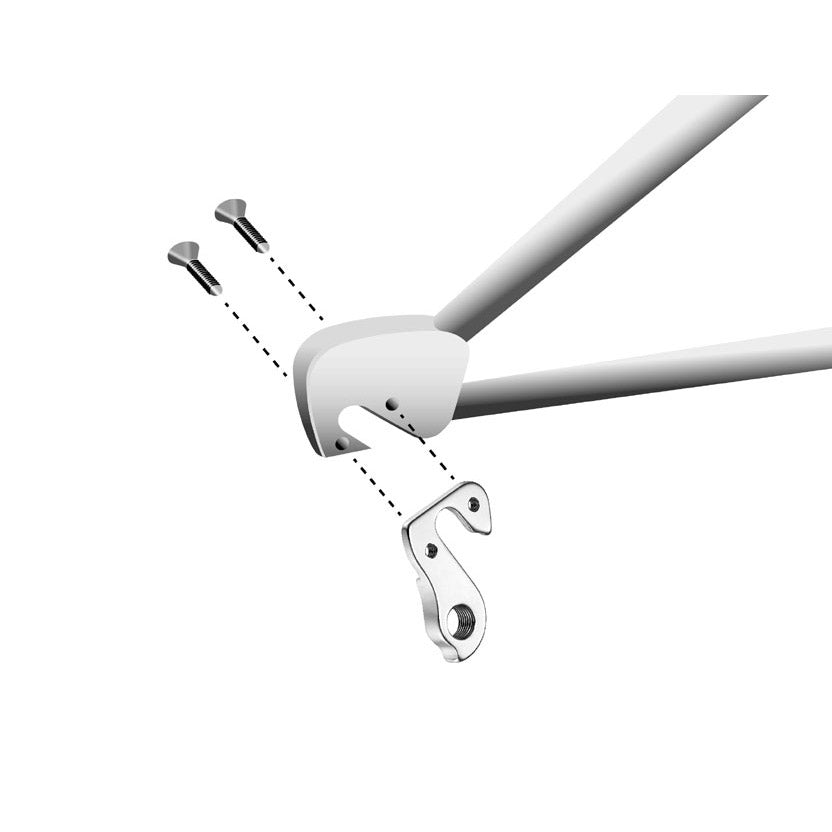 Union derailleur hanger GH-155 Orbea with screw set